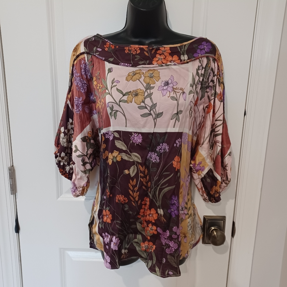 Eva Franco Floral Top, M